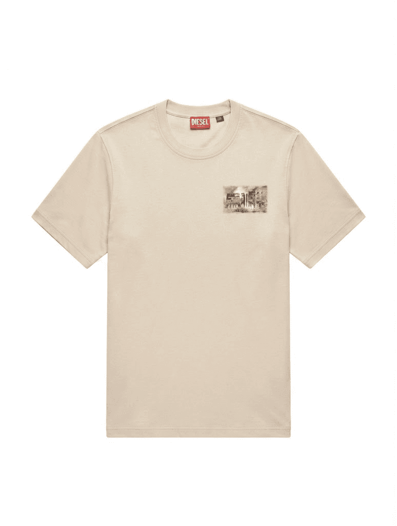 Camiseta Polo Diesel A19984 0AGRI 100 7FW (Xl) Marrom Claro