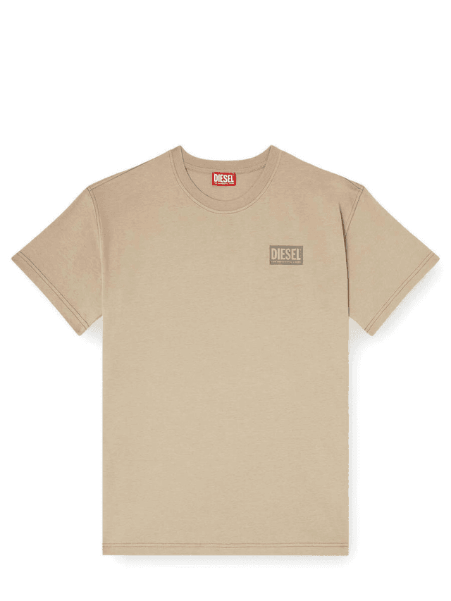 Polo Diesel A20975 0QIAM 5GD Masculina Tamanho L Marrom Claro