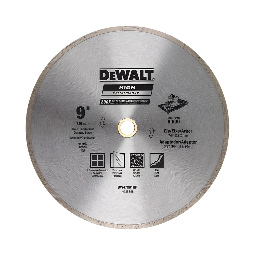 Disco de Corte Diamantado Contínuo Dewalt 9" 230MM