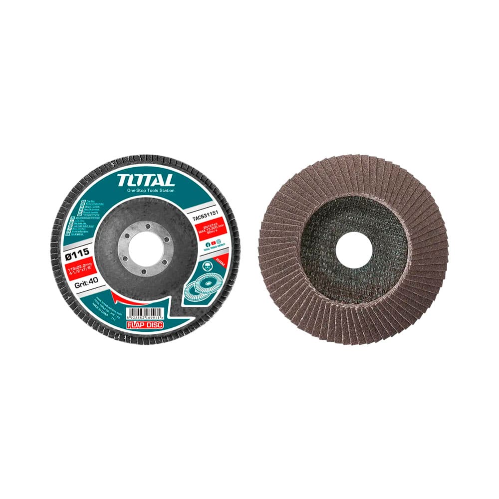 Disco de Flap para Lixadeira Total Tac631151 11.5Cm