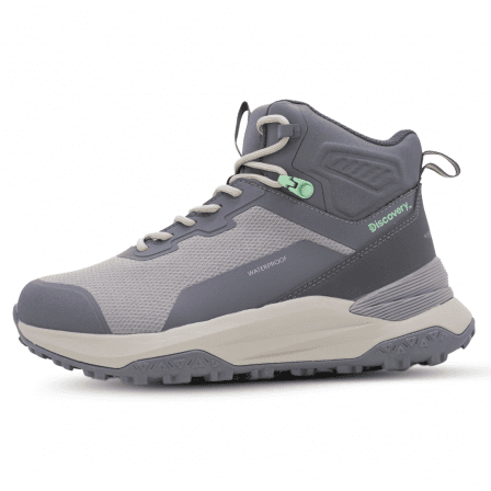 Bota Discovery Montana-140GR Cinza/Coral Tam. 5.5