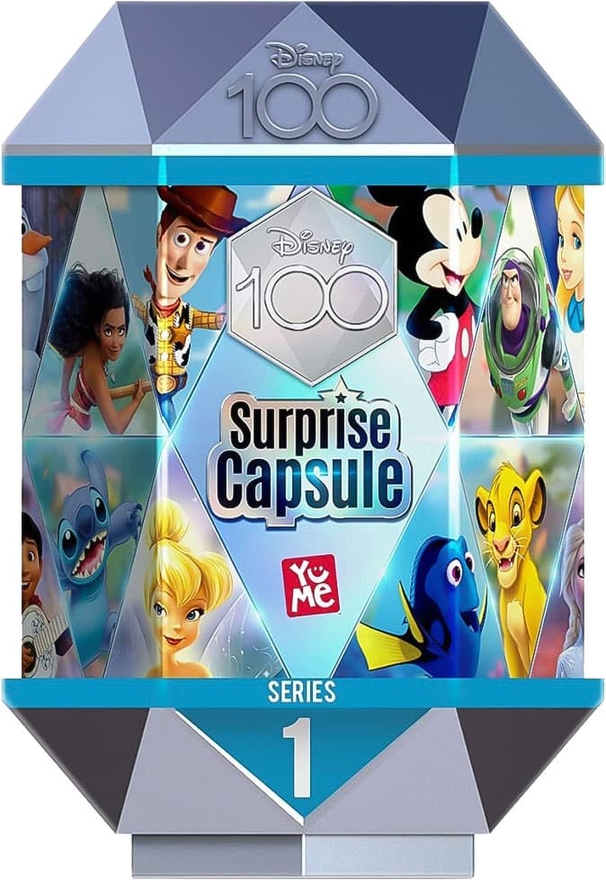 Brinquedo Colecionável Disney 100 Aniversário Series 1 Surprise Capsule Yume Toys
