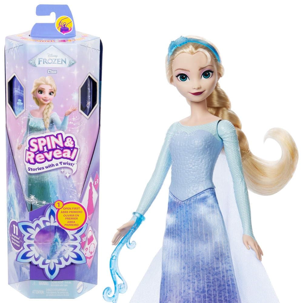 Boneca Disney Elsa Spin Reveal Jbg59