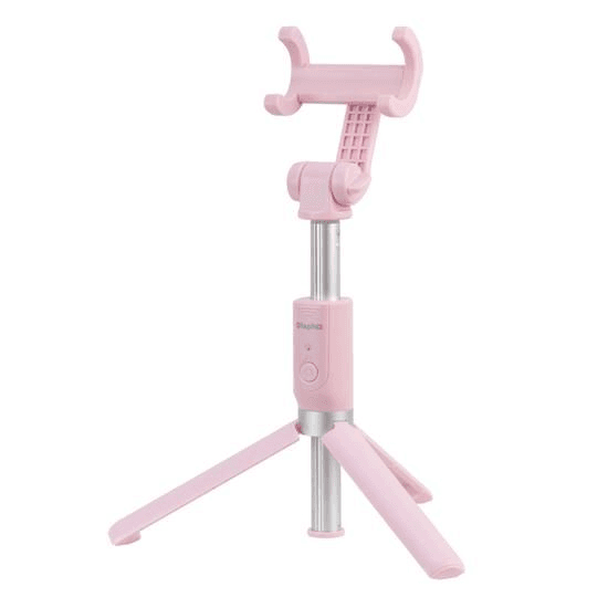 Bastão de Selfie Tripé Dispho Ws-SQB645B Rosa