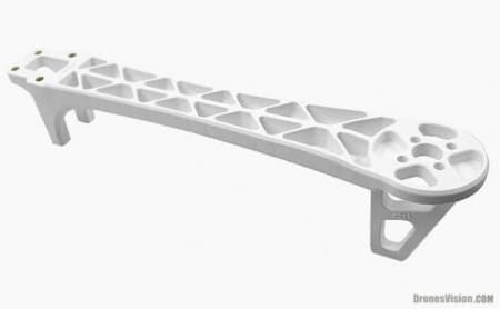 Braço para Drone Dji F450/550 Branco 2 Peças