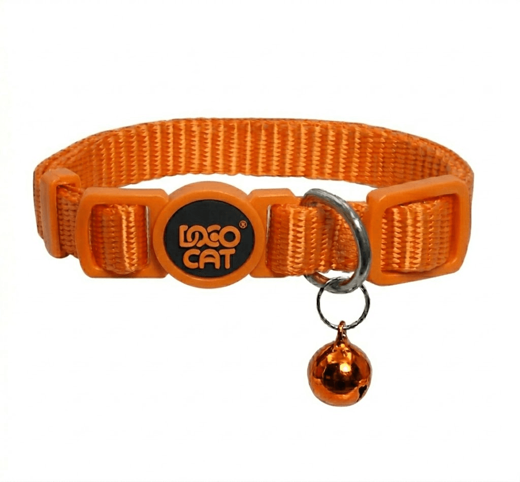 Coleira para Gato Doco Furball Dcat001-S8 Laranja