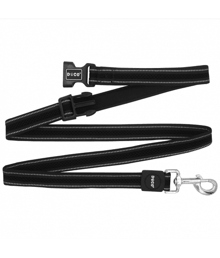 Guia Doco Nylon Snap Preto Tam. M/L
