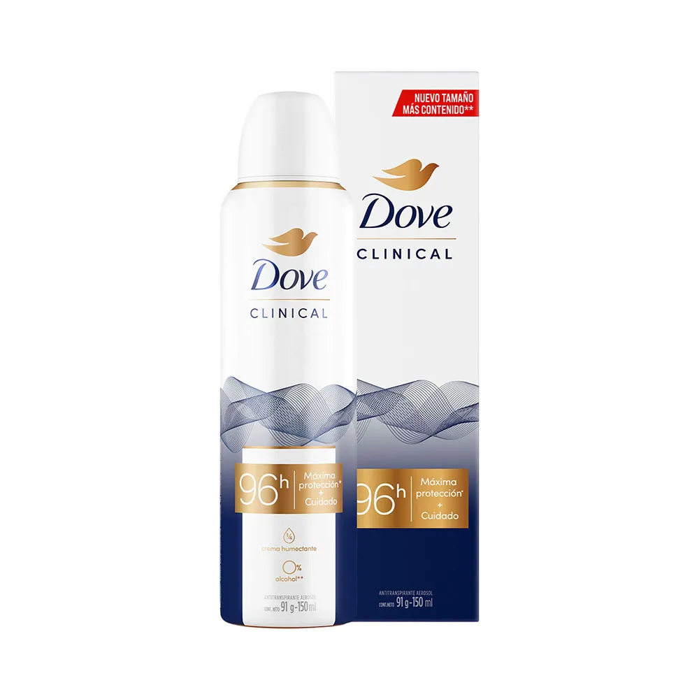 Desodorante Dove Clinical 96H 150ml