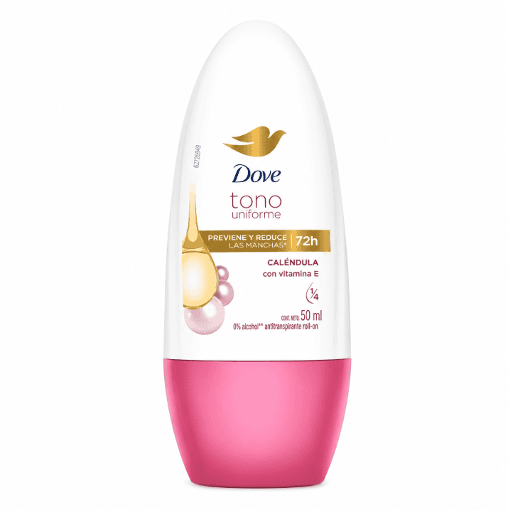 Desodorante Roll-on Dove Tono Uniforme Calendula 50ml