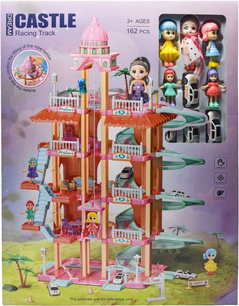 Castelo de Brinquedo Dream Castle Racing Track Fairy Castle - 836-46-B146572