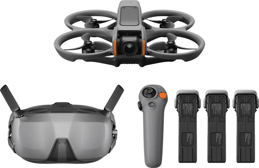 Drone Dji Avata 2 Fly Smart Combo (Três Baterias)