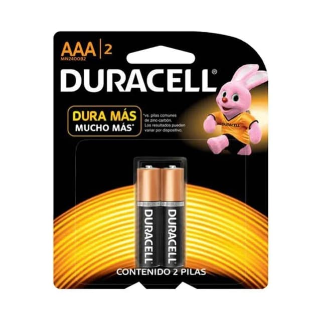 Pilha Alcalina Duracell Aaa Pack 2