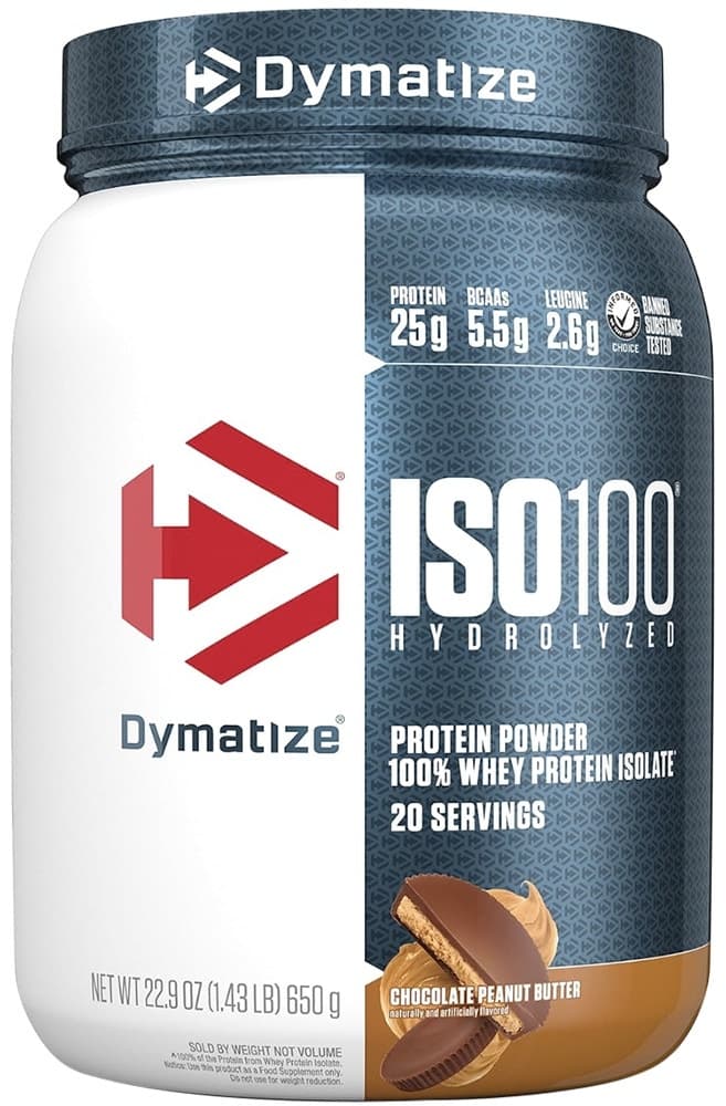 Suplemento Dymatize Iso100 Hydrolyzed Chocolate Peanut Butter 650G
