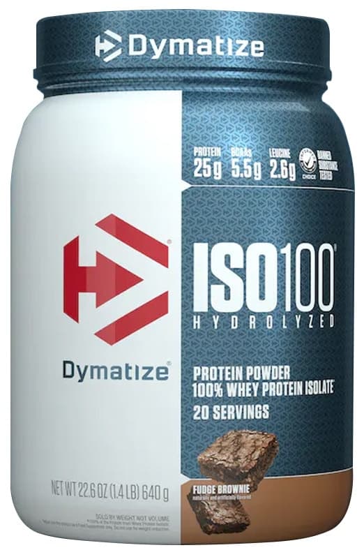 Proteína Isolada Hidrolisada Dymatize Iso100 Fudge Brownie - 640G