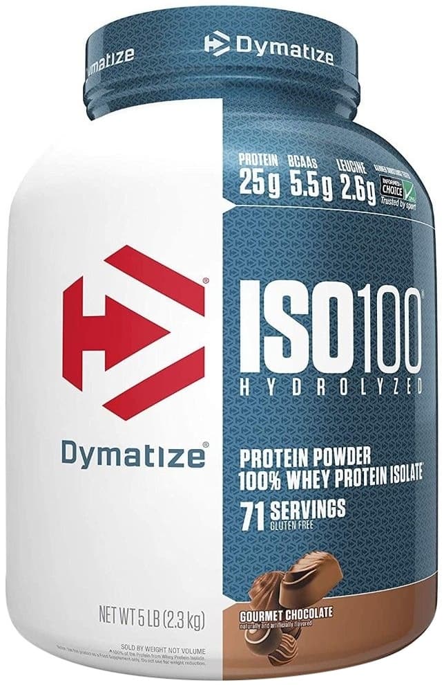 Suplemento Proteico Dymatize Iso100 Hydrolyzed Gourmet Chocolate 2.3Kg