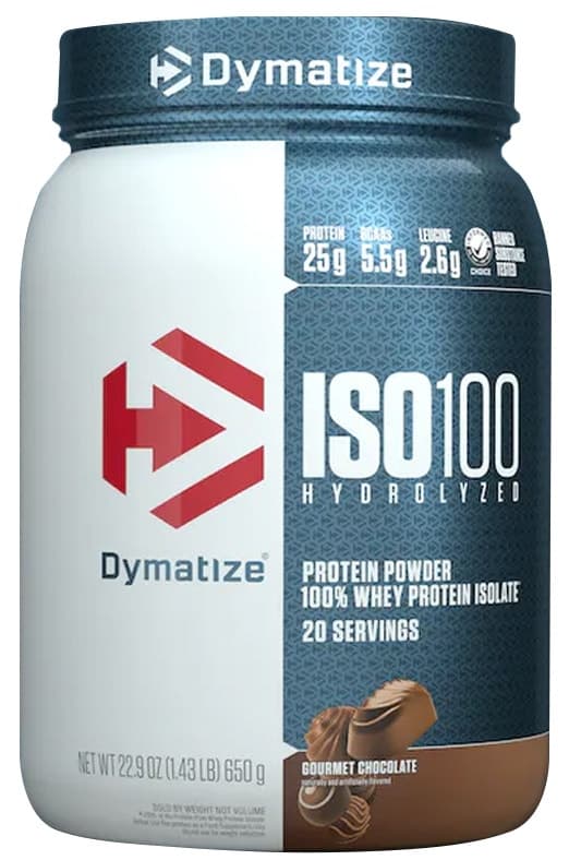 Proteína Isolada Hidrolisada Dymatize Iso100 Gourmet Chocolate - 640G