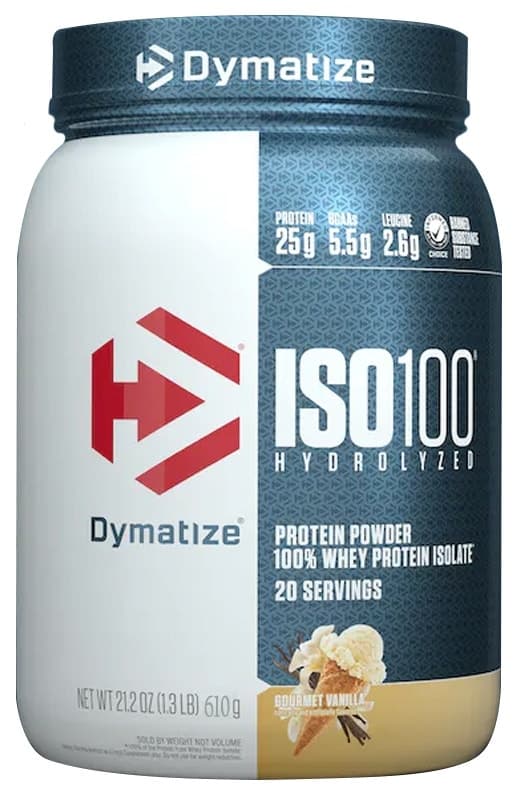 Suplemento Dymatize Iso100 Hydrolyzed Gourmet Vanilla - 610G