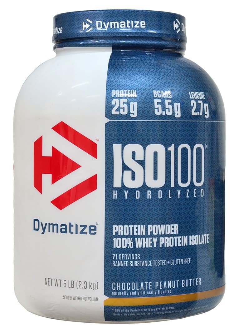 Whey Protein Isolado Dymatize Nutrition Iso 100 Chocolate Peanut Butter - 2.3Kg
