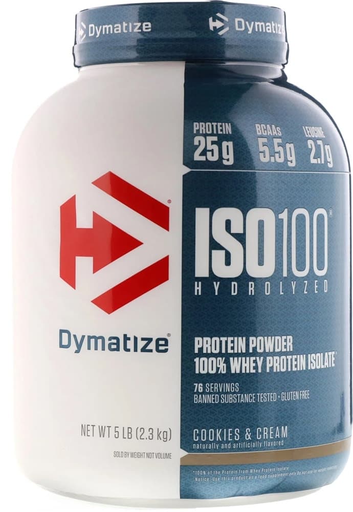 Suplemento Dymatize Iso100 Hydrolyzed Cookies & Cream (2.3Kg)