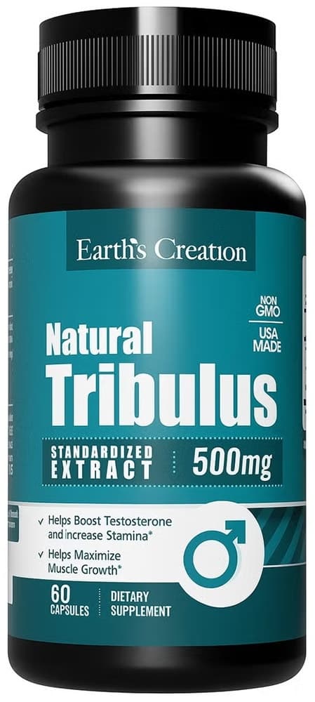Suplemento Earths Creation Andro-T Testosterone (60 Cápsulas)