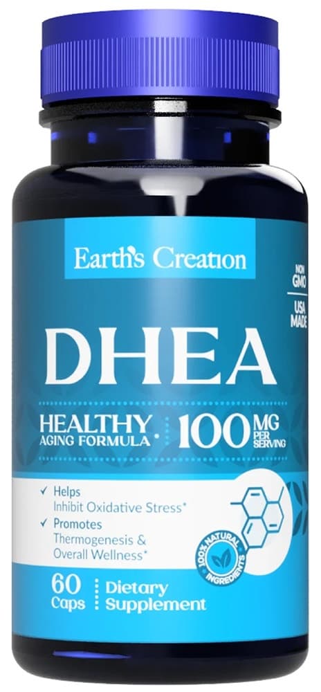 Cápsulas de Dhea Earths Creation 100MG 60
