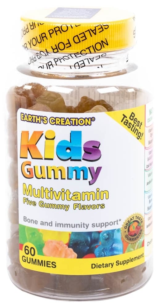 Multivitamínico Gummy Infantil Earths Creation 60 Gomas