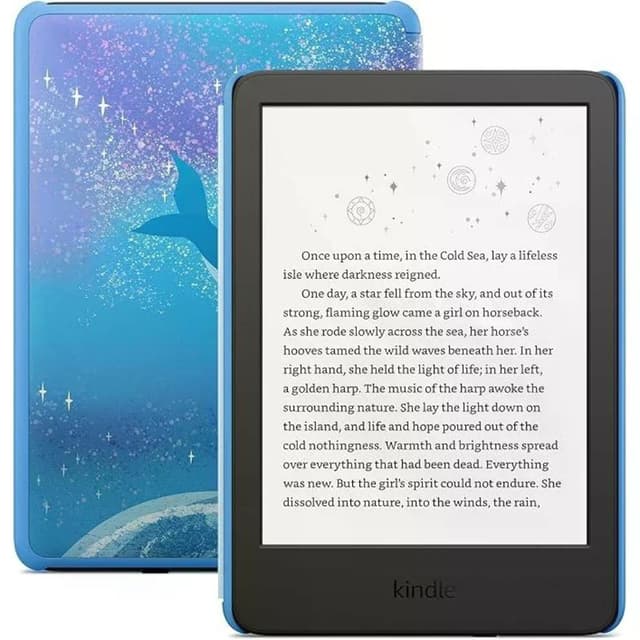 Leitor Digital Amazon Kindle Kids 6" 11ª Geração 16GB Space Whale