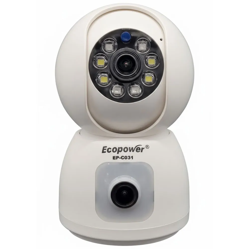 Câmera Ip Ecopower Ep-C031 4MP/2 Câmeras Branco