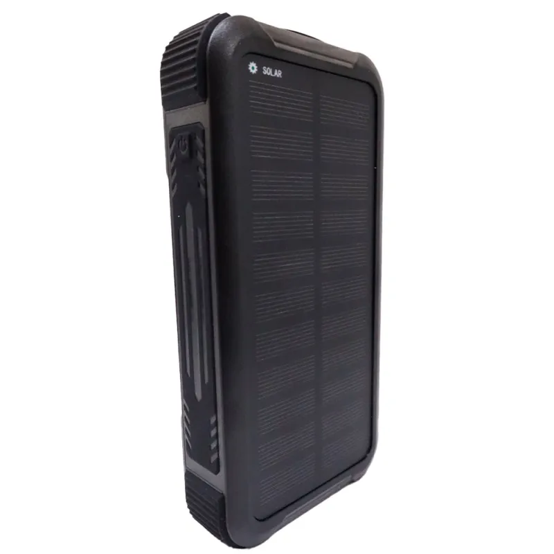 Carregador Portátil Ecopower Ep-C805 22000mAh Solar com Lanterna Preto