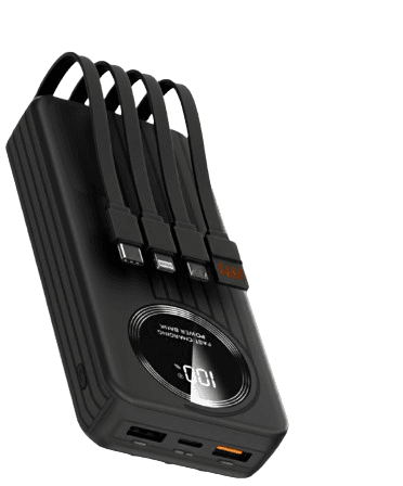 Carregador Portátil Ecopower Ep-C837 22000mAh Preto