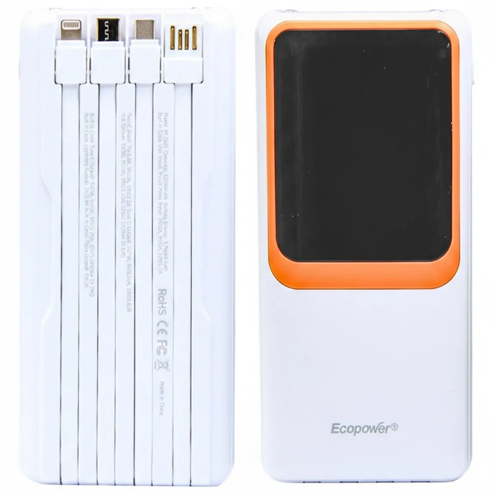Power Bank Ecopower Ep-C875 12000mAh Blanco