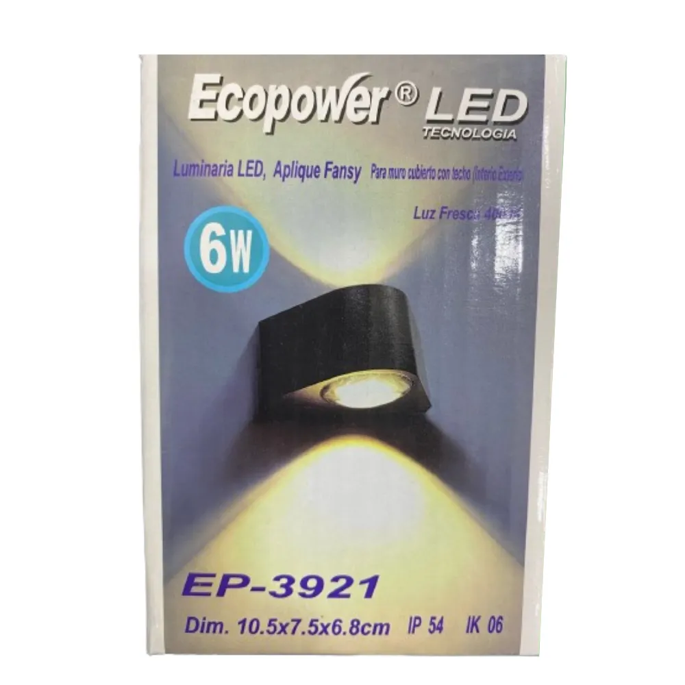 Luminária Arandela Ecopower Ep-3921 6W
