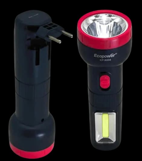 Lanterna Ecopower Ep-8004 Vermelho