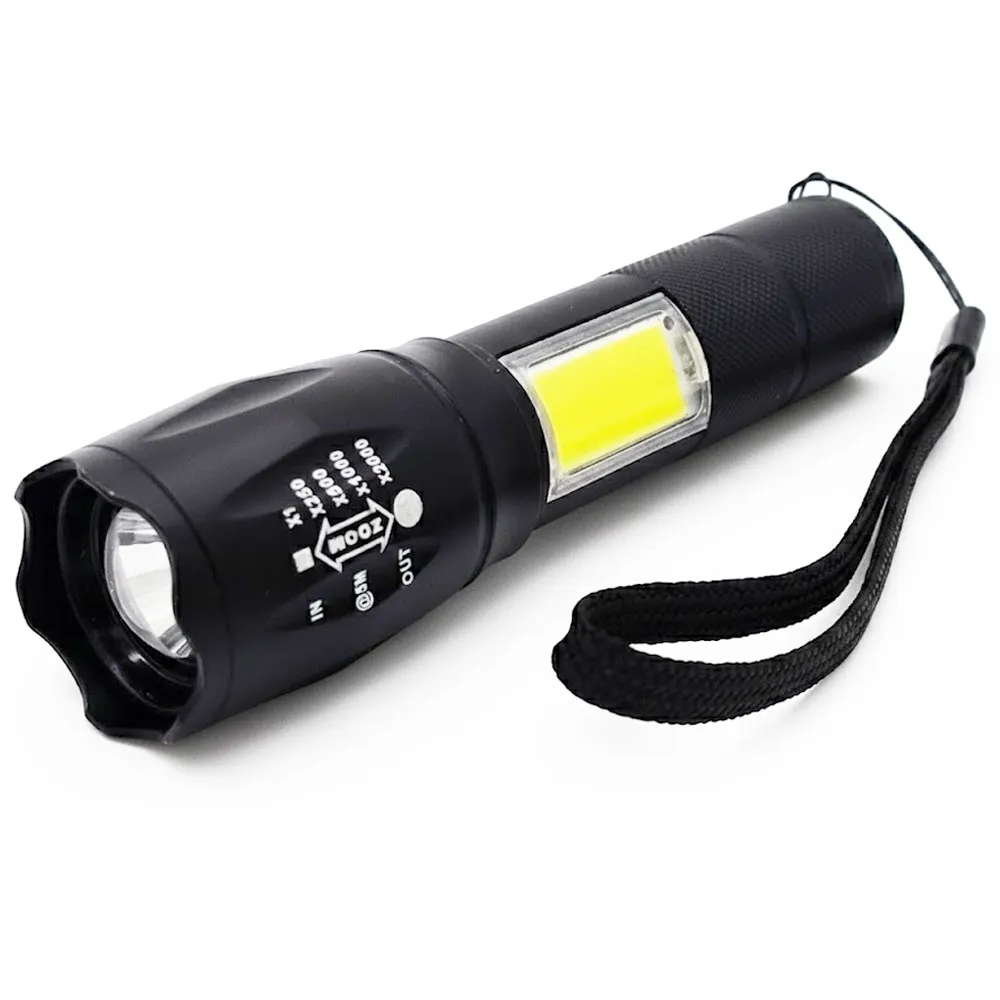 Lanterna Ecopower Ep-8103 Recarregável 800LM/8W Preto