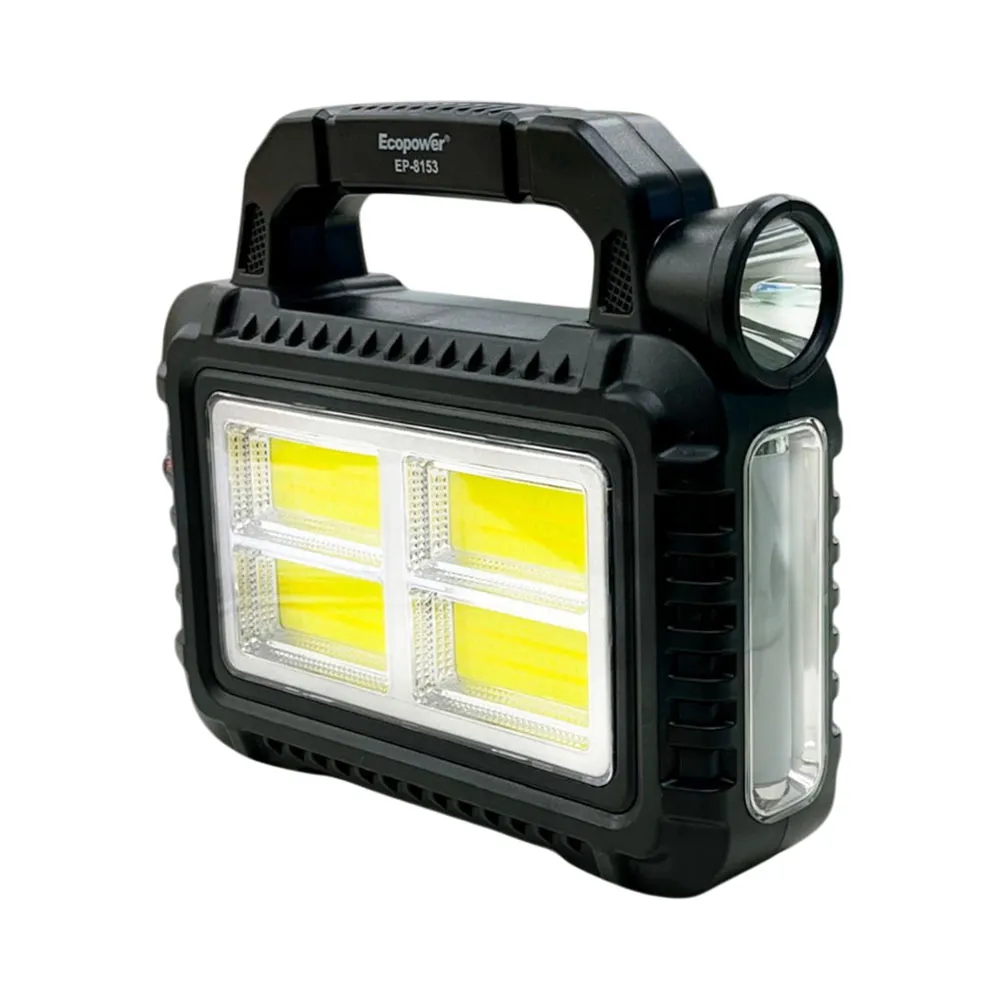 Lanterna Ecopower Ep-8153 Recarregável 800LM Preto