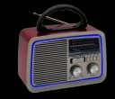 Rádio Ecopower Ep-F121B USB/SD/FM/AM Vermelho