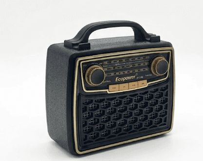 Rádio Ecopower Ep-F336 USB/SD/FM/AM Preto
