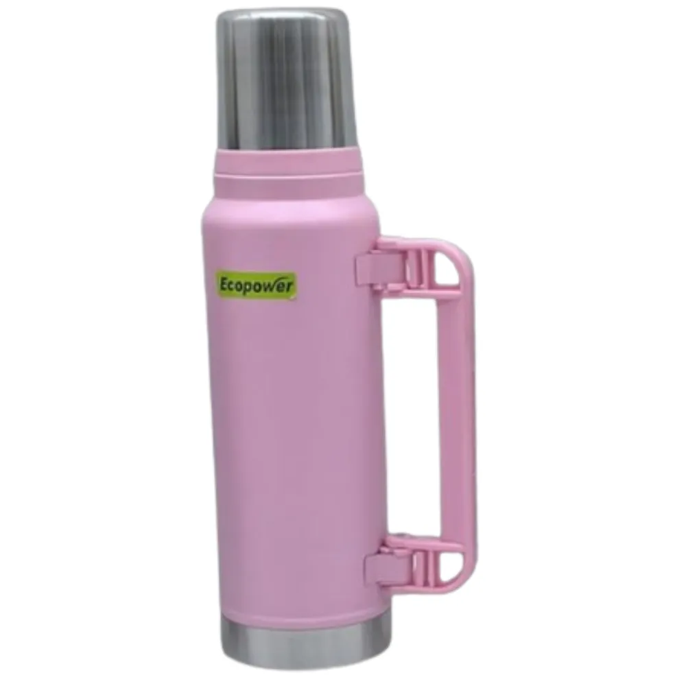 Garrafa Térmica Ecopower Termo Ep-G026 1L Rosa
