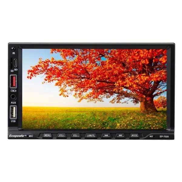 Toca Rádio Ecopower Ep-7020 7"/USB/SD/AUX/BT