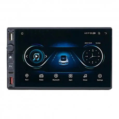 Rádio Ecopower Ep-8750 7"/USB/SD/AUX/BT/APP