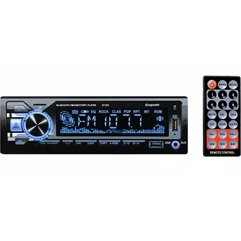 Rádio Automotivo Ecopower Ep-633 BT/USB/MP3