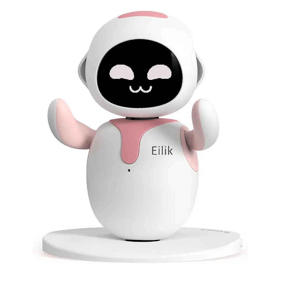 Robô de Companhia de Mesa Eilik Rosa
