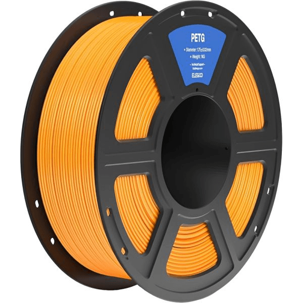 Filamento Petg Elegoo para Impressora 3D 1KG/1.75MM Laranja