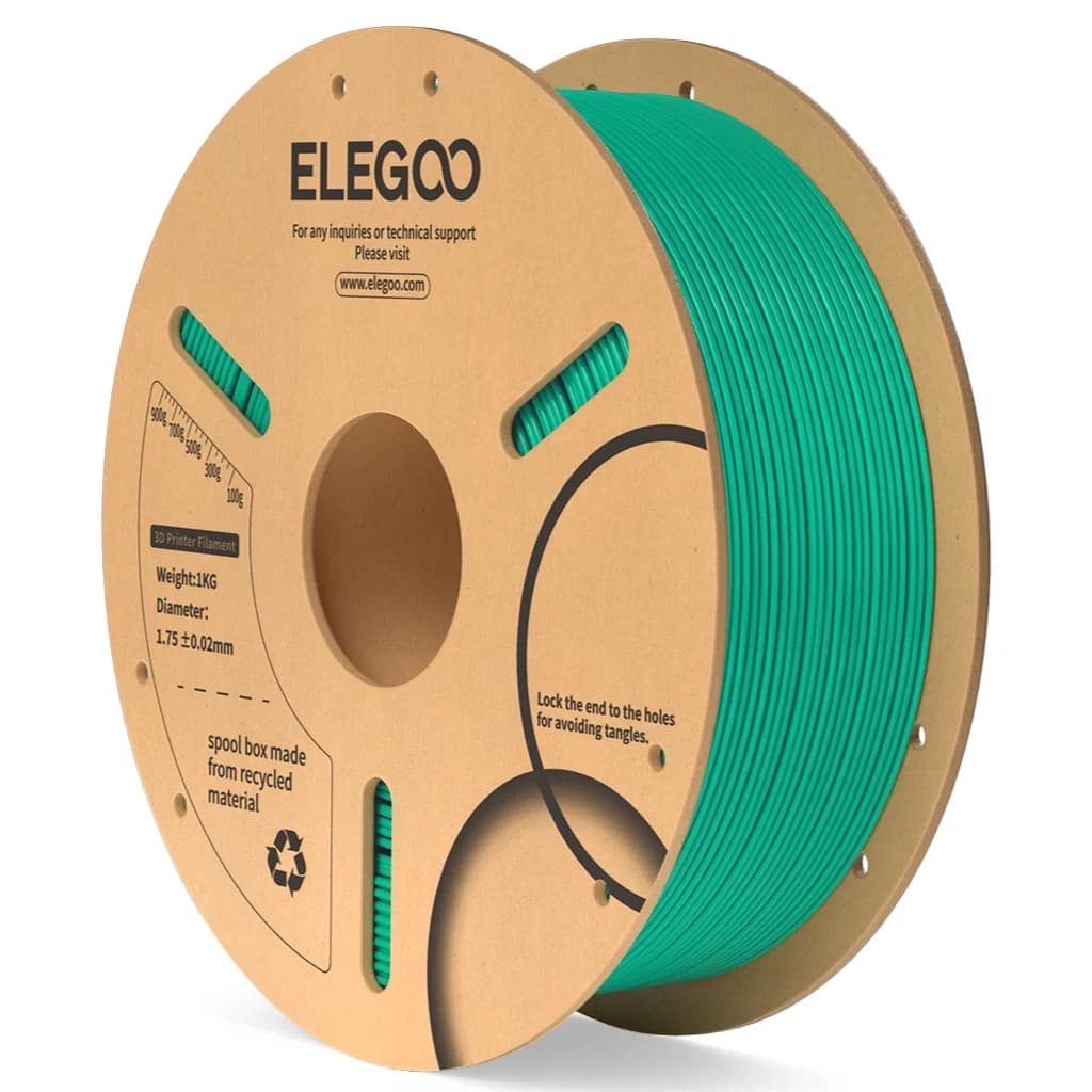 Filamento Pla para Impressora 3D Elegoo 1KG 1.75Mm Verde Mar
