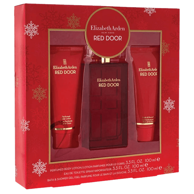 Kit Elizabeth Arden Red Door Eau de Toilette 100ml + Body Lotion 100ml + Shower Gel 100ml