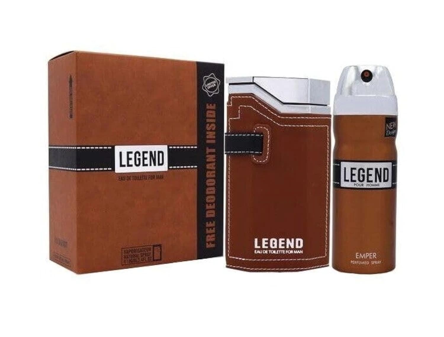 Kit Emper Legend Pour Homme 100ml + Desodorante
