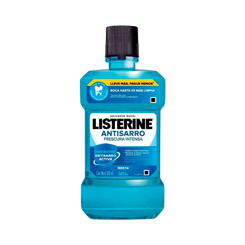 Enxaguante Bucal Listerine Anti-Sarro Menta 500ml