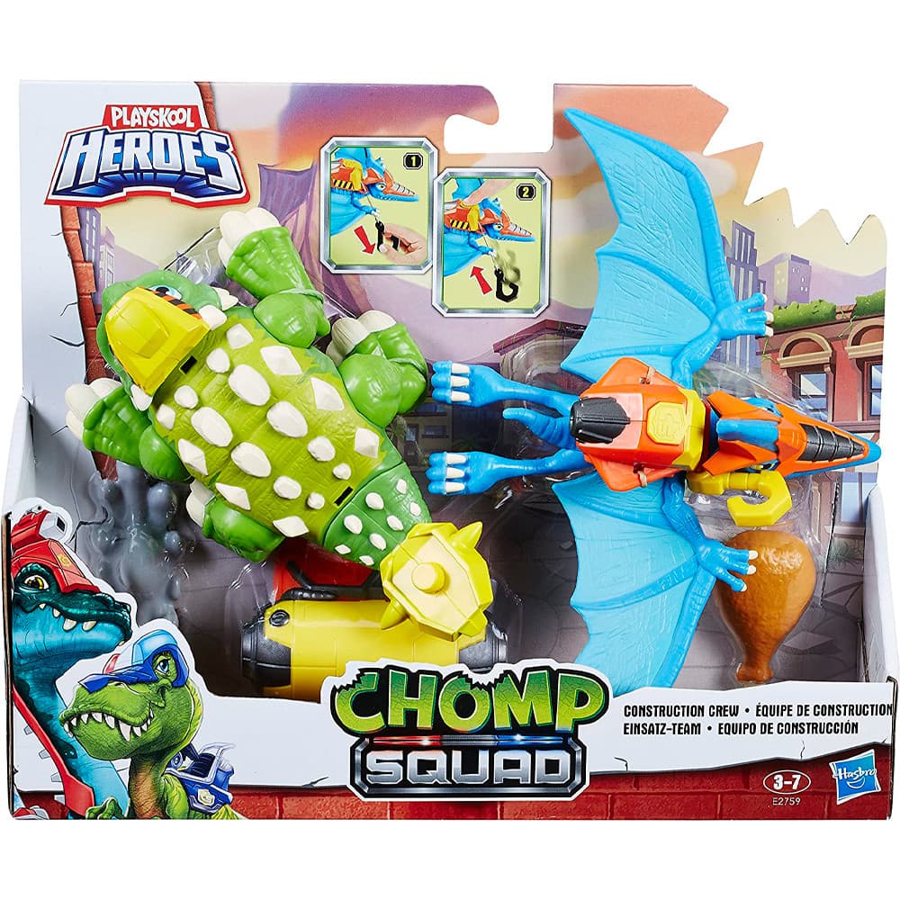 Equipe de Construção Hasbro Chomp Squad e2759 2 Pack