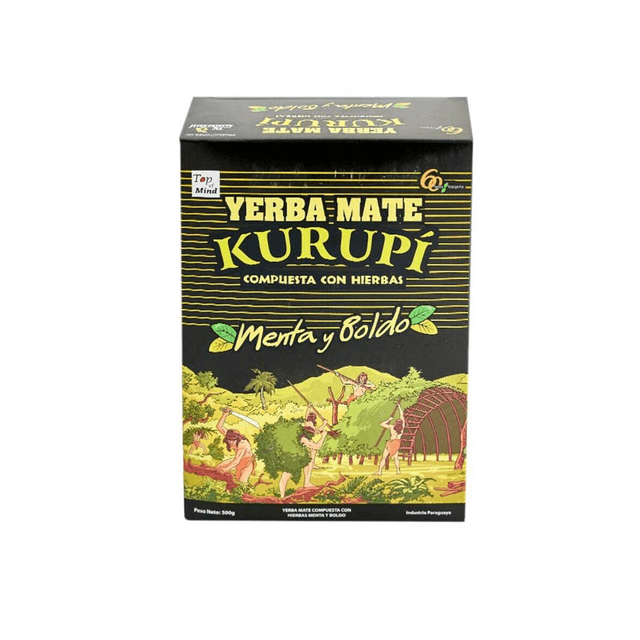 Erva Mate Kurupi Menta e Boldo 500G