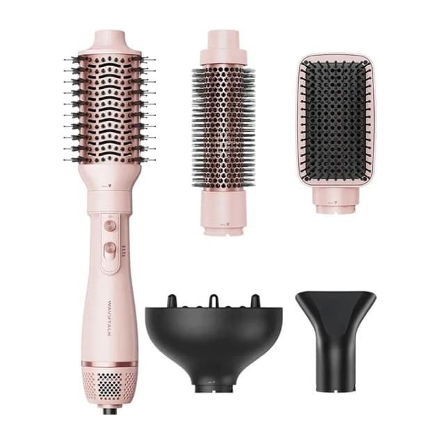 Escova Alisadora Wavytalk Air Sculpt 5-1 639S Rosa 220V